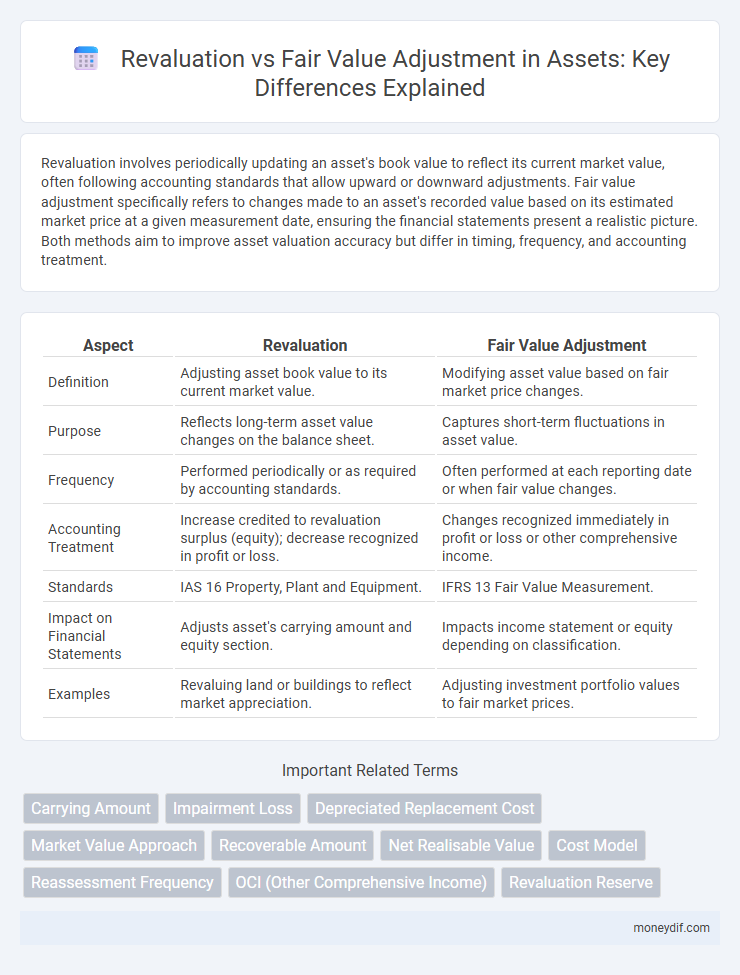 Revaluation vs Fair Value Adjustment in Assets: Key Differences Explained