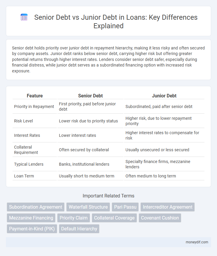 Senior Debt vs Junior Debt in Loans: Key Differences Explained