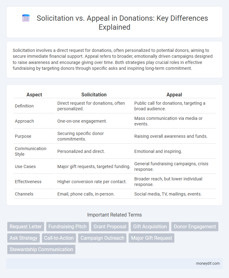 Solicitation vs. Appeal in Donations: Key Differences Explained