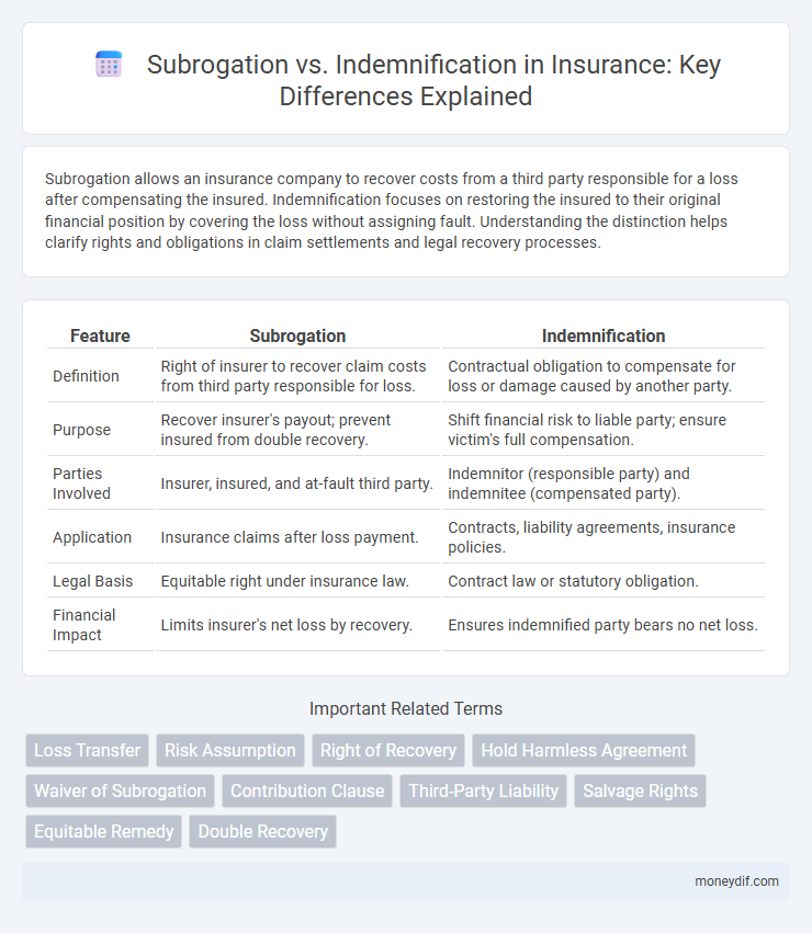 Subrogation vs. Indemnification in Insurance: Key Differences Explained