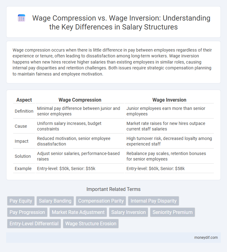 Wage Compression vs. Wage Inversion: Understanding the Key Differences in Salary Structures
