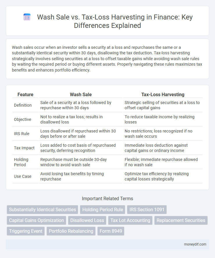 Wash Sale vs. Tax-Loss Harvesting in Finance: Key Differences Explained